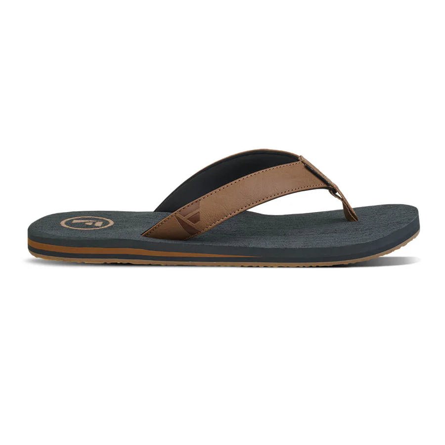 Foamlife Seales Earth Mens Filp Flops (SlateGrey) - KS Boardriders Surf Shop
