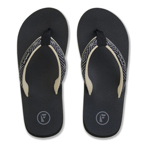 Foamlife Yogi Womens Flip Flops (Black) - KS Boardriders Surf Shop