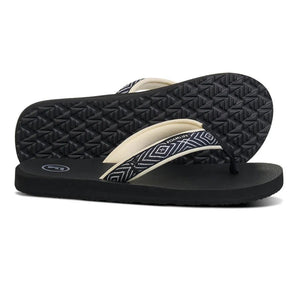 Foamlife Yogi Womens Flip Flops (Black) - KS Boardriders Surf Shop