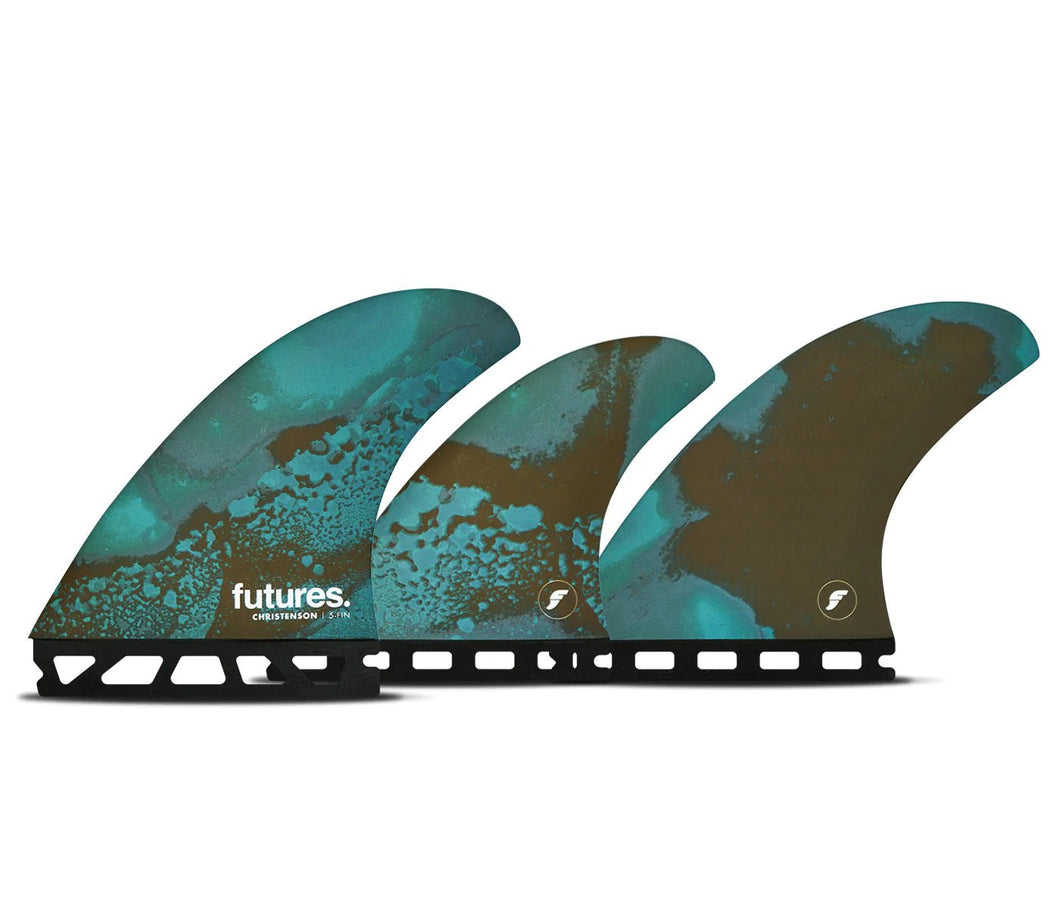 Futures Christenson 5 - Fin (Blue/Brown) - KS Boardriders Surf Shop
