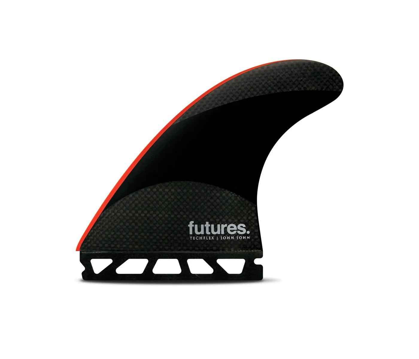 Futures JJ - 2 Large Techflex Thruster (Black/Bright Red) - KS Boardriders Surf Shop