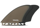 Futures K2 Fiberglass Keel Fin (Brown/Grey) - KS Boardriders Surf Shop