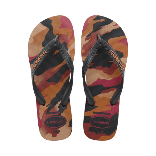 Havaianas Unisex Top Camu Flip Flops (New Graphite) - KS Boardriders Surf Shop