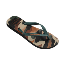 Load image into Gallery viewer, Havaianas Unisex Top Camu Flip Flops (Pantanal Green/Black) - KS Boardriders Surf Shop
