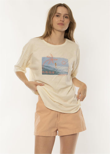 Indie Ss Knit Byfrnd Tee - KS Boardriders Surf Shop