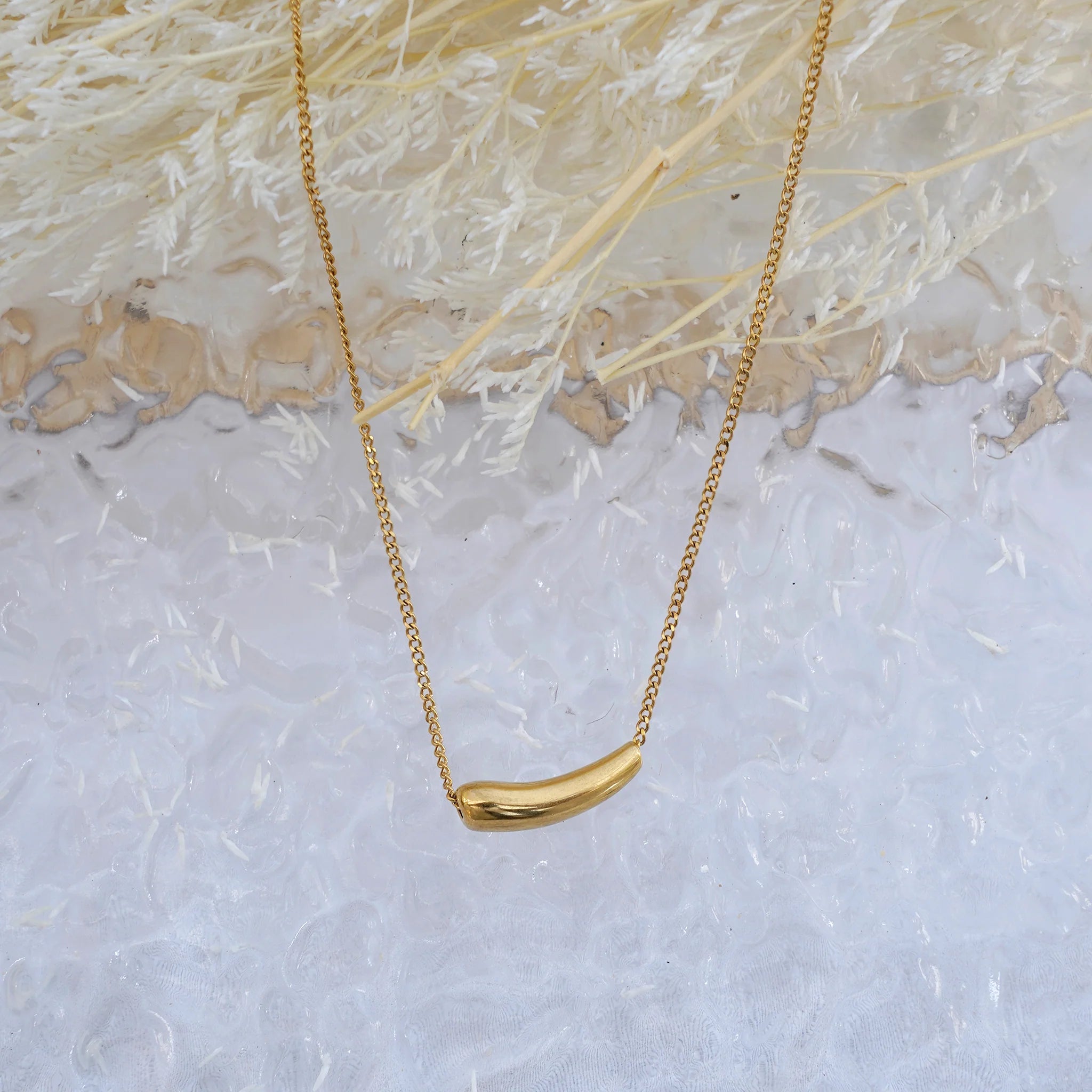 Isla PH Golden Sea Slug Necklace - KS Boardriders Surf Shop