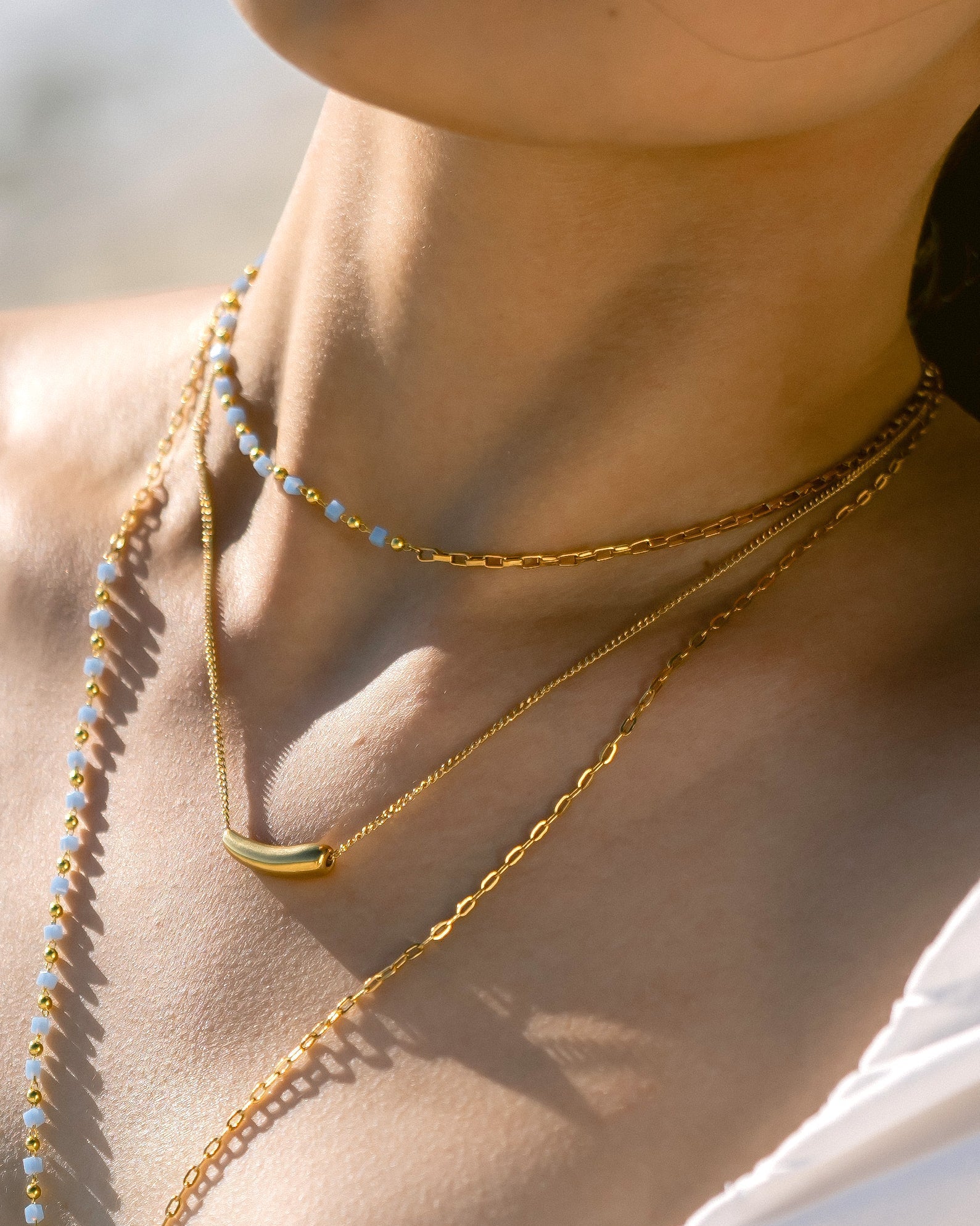 Isla PH Golden Sea Slug Necklace - KS Boardriders Surf Shop