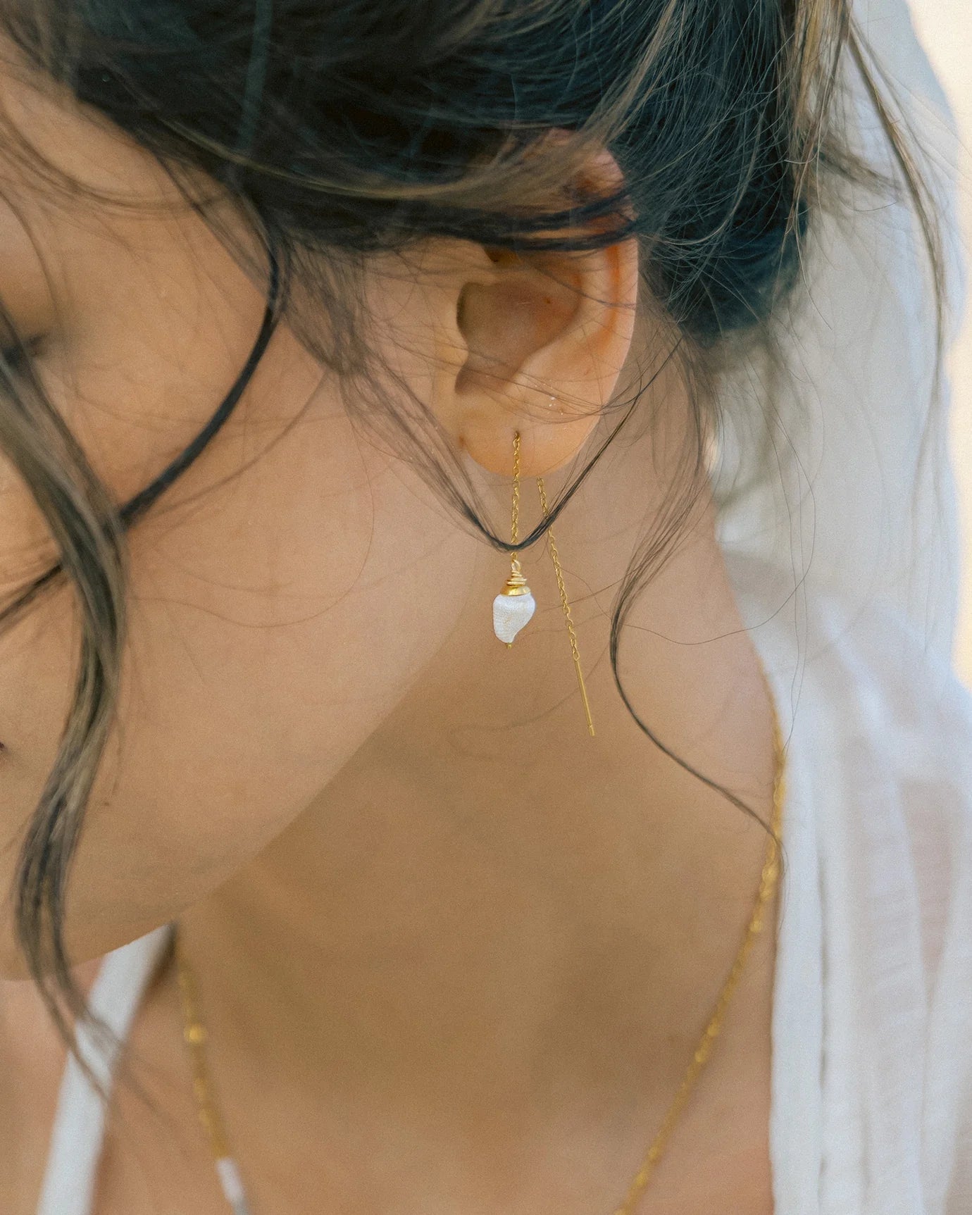 Isla PH Islita Thread - through Earrings - KS Boardriders Surf Shop