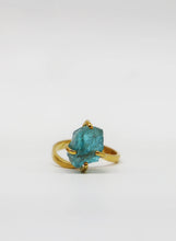 Load image into Gallery viewer, Isla PH Mar Raw Apatite Adjustable Ring (Gold) - KS Boardriders Surf Shop