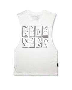 KS Daybreak Mens Tank (Bone) - KS Boardriders Surf Shop