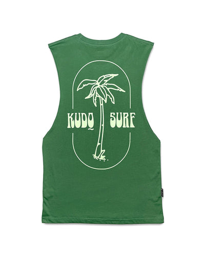 KS Makai Palms Mens Tank (Sage) - KS Boardriders Surf Shop