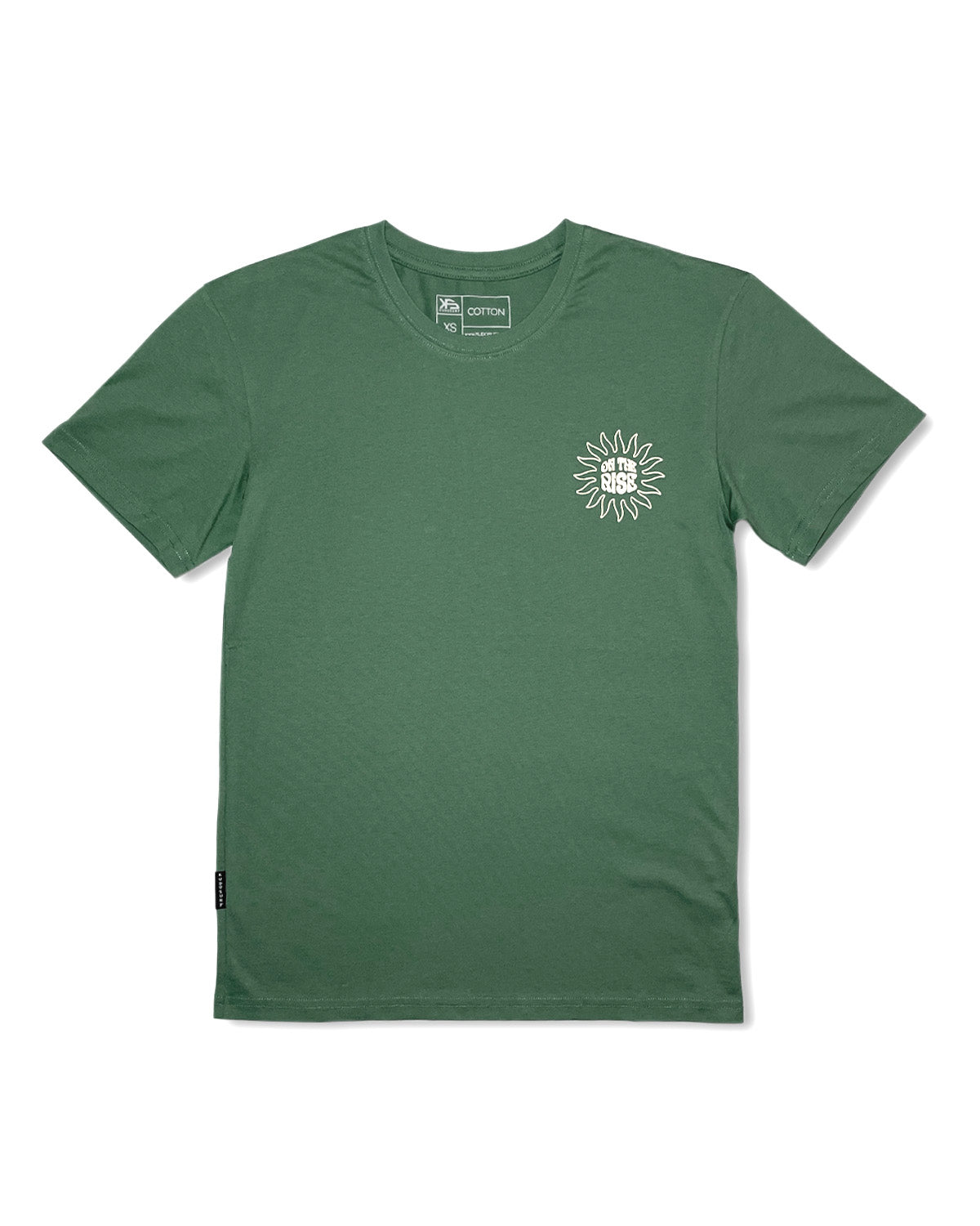 KS On the Rise Mens Tee (Sage) - KS Boardriders Surf Shop