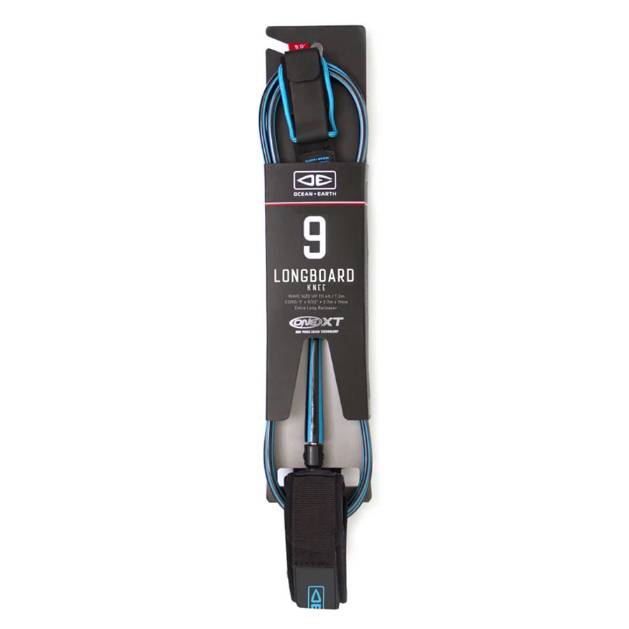 Ocean & Earth 9ft One-XT Longboard Knee Leash - Blue – KS