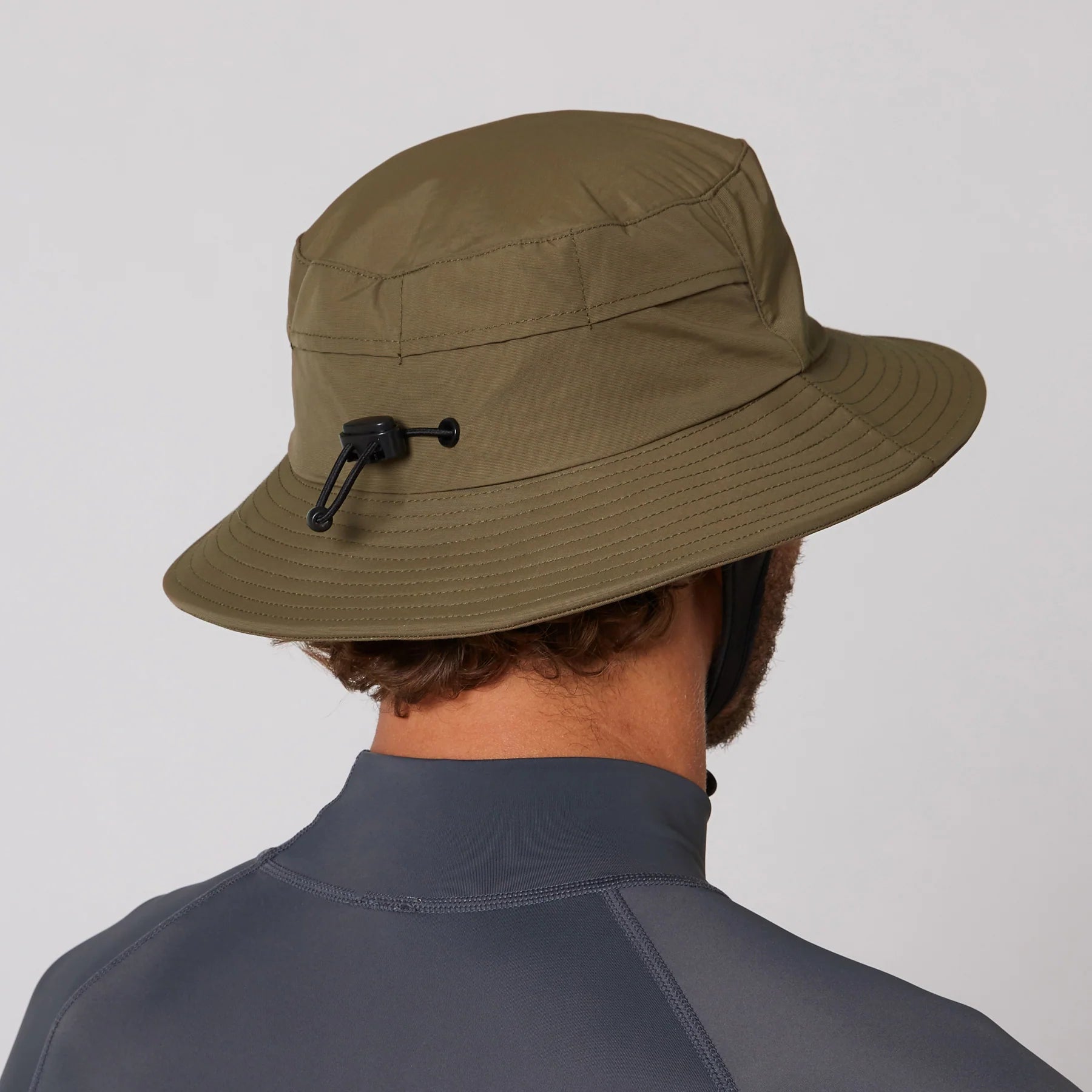 Ocean and Earth Men's Bingin Soft Peak Surf Hat (Olive) - KS Boardriders Surf Shop