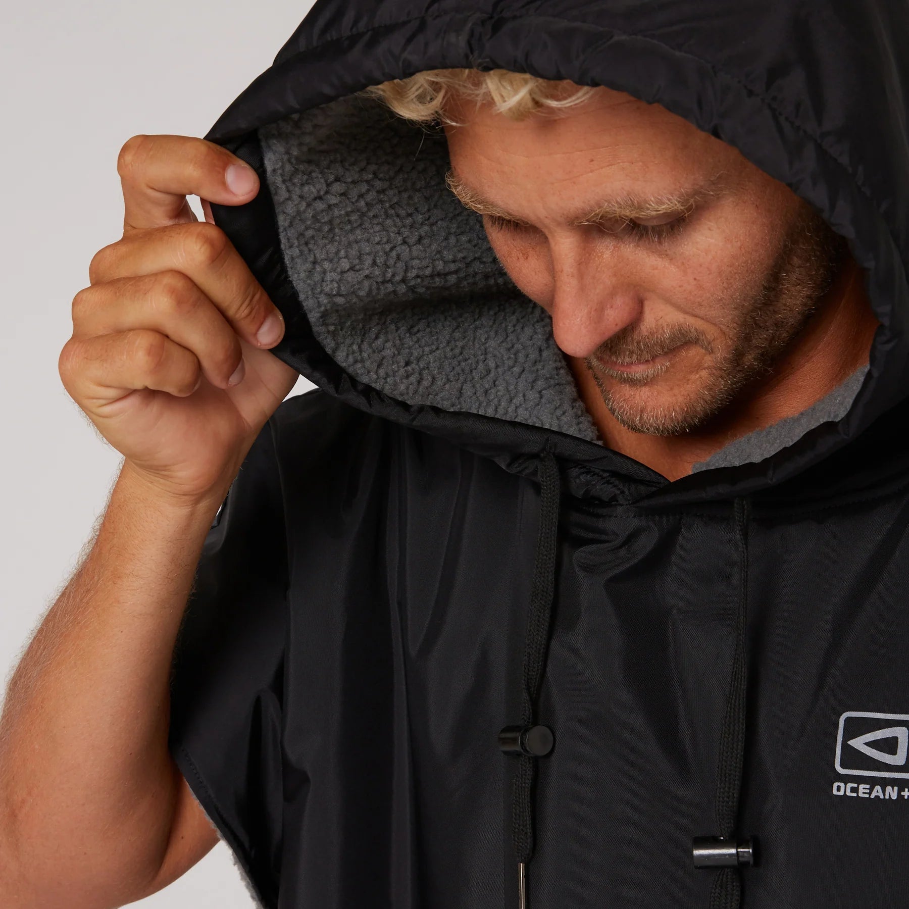 Ocean and Earth Waterproof Poncho (Black) - KS Boardriders Surf Shop