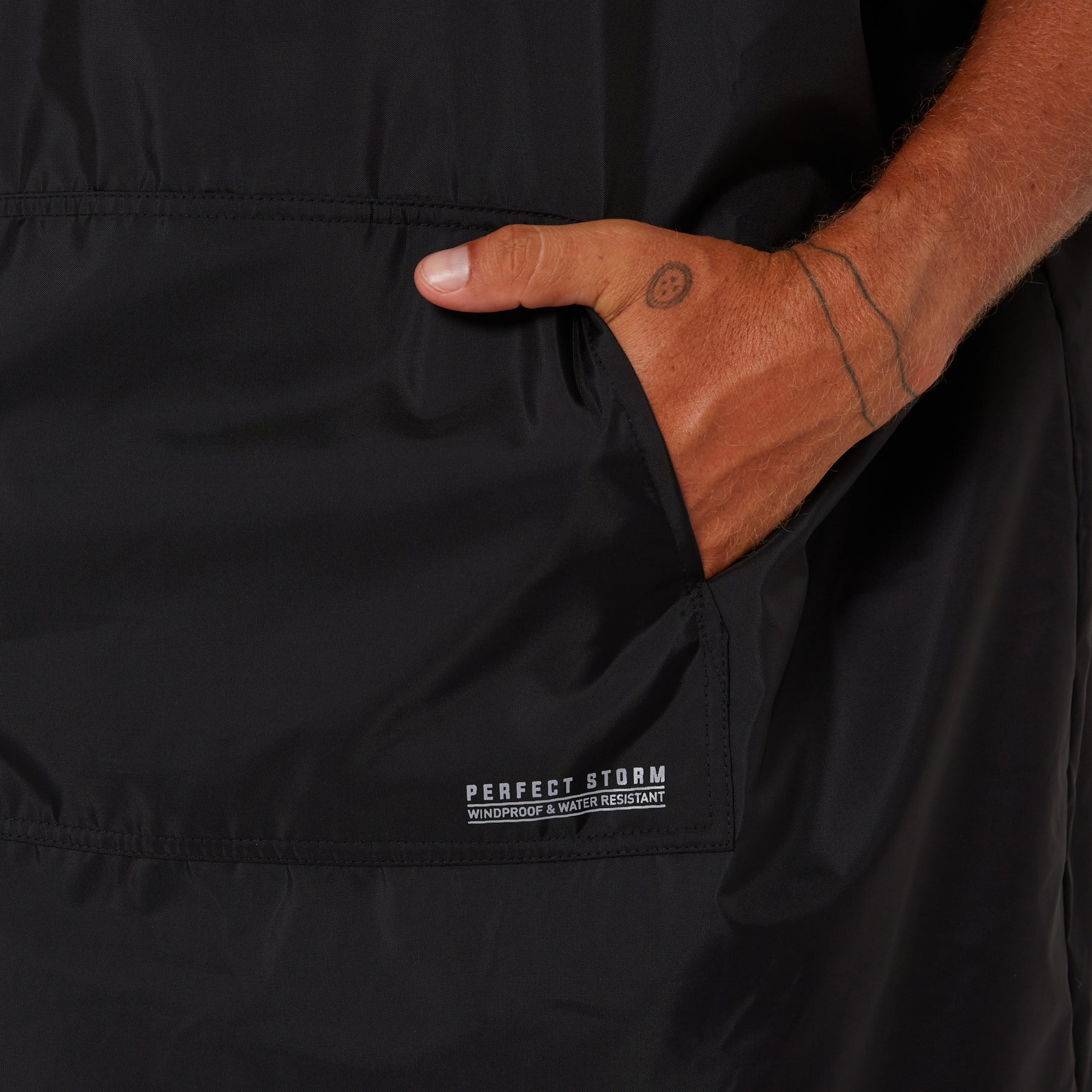 Ocean and Earth Waterproof Poncho (Black) - KS Boardriders Surf Shop