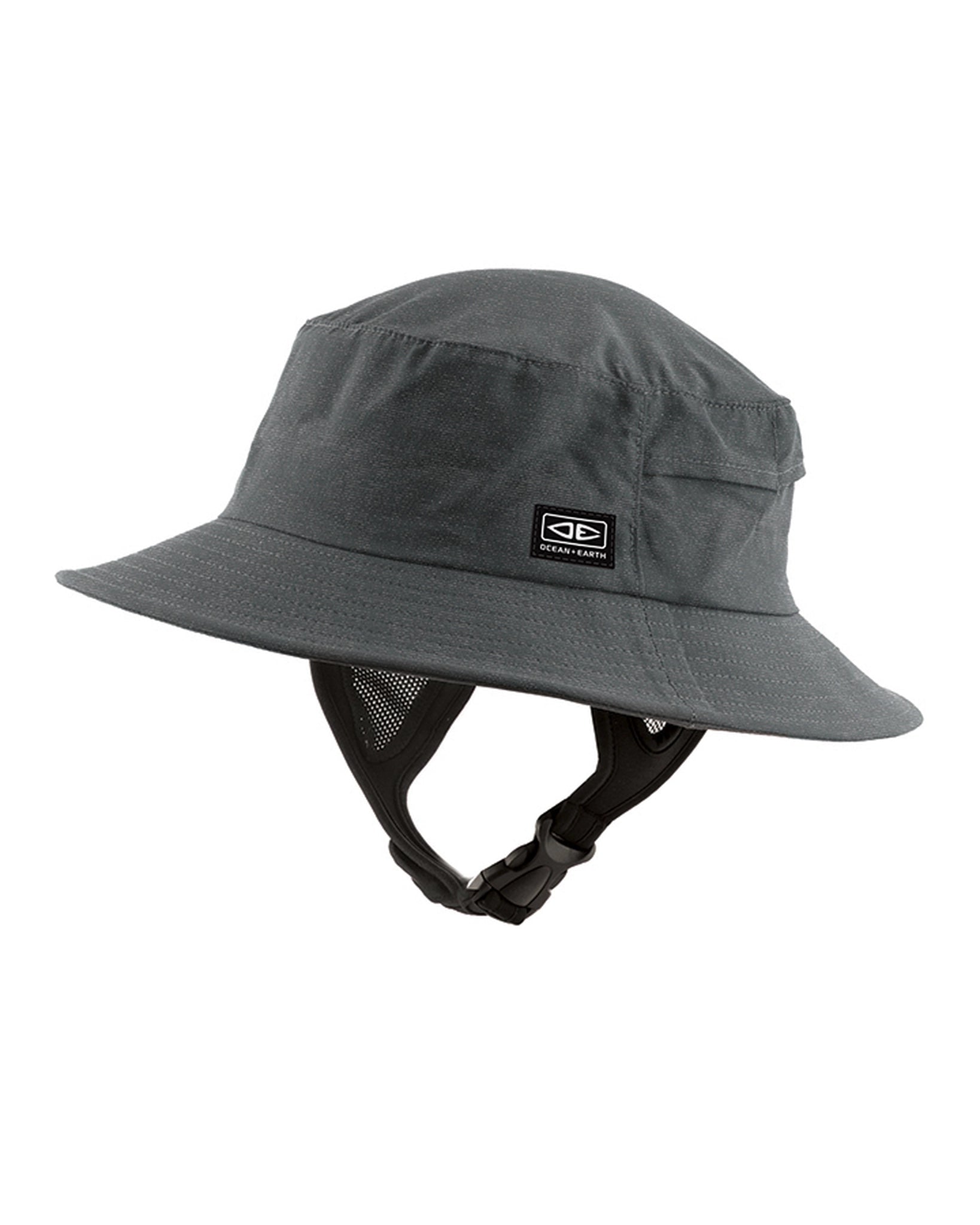Ocean and Earth Youth Bingin Soft Peak Surf Hat (Black) - KS Boardriders Surf Shop