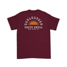 South Swell Sunlounger Mens Tee (Maroon) - KS Boardriders Surf Shop