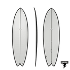 Thunderbolt CJ Milo (White/Carbon Rail) - KS Boardriders Surf Shop