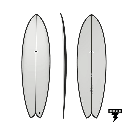 Thunderbolt CJ Milo (White/Carbon Rail) - KS Boardriders Surf Shop