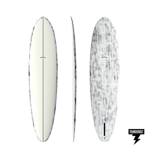 Thunderbolt CJ Outlier 8'0 Mid Surfboard - White/Brushed Carbon