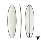Thunderbolt CJ Outlier X (White/Carbon Rail) - KS Boardriders Surf Shop