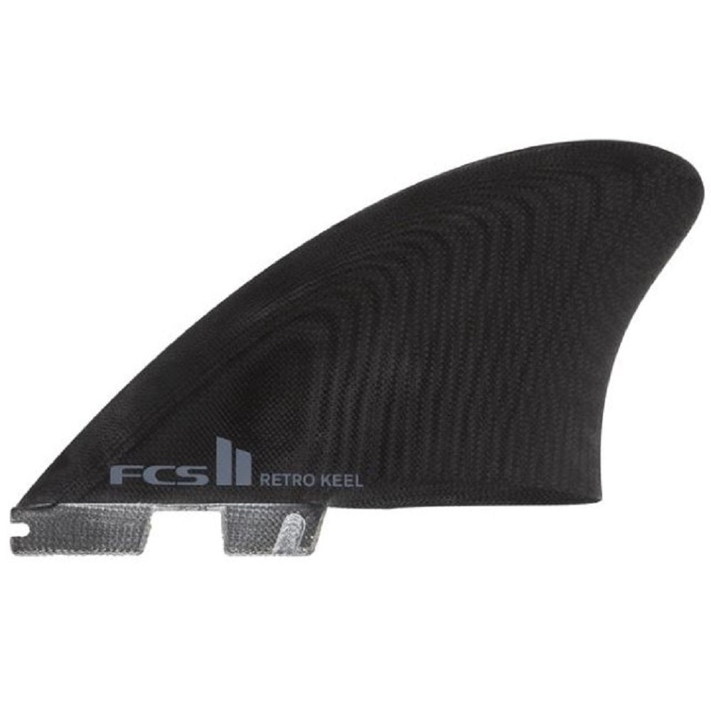 FCS 2 Retro Keel PG Twin Fins (Black)