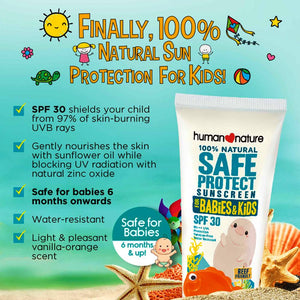 Human Nature SPF30 for Babies & Kids 50g