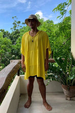 Load image into Gallery viewer, Aguariva Adult Towel Poncho (Yellow) - KS Boardriders Surf Shop