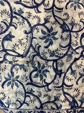 Load image into Gallery viewer, Coral Sunset Sarongs (White/Blue Flower Vine) - KS Boardriders Surf Shop