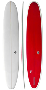 ECS 9'0 Canggu Log (White/Red) - KS Boardriders Surf Shop