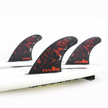 Load image into Gallery viewer, FCS 2 Filipe Toledo Prformance Core Tri Retail Fins (Black/Red) - KS Boardriders Surf Shop