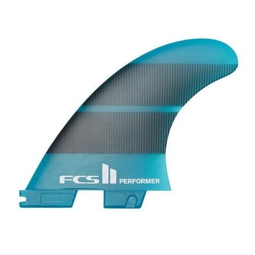 FCS 2 Performer Neo Glass Teal Gradient Small Tri Fin Set - KS Boardriders | Philippines Online Branded Clothes & Surf Shop