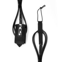 Load image into Gallery viewer, FCS 6’ Competition Classic Leash (Black) - KS Boardriders Surf Shop