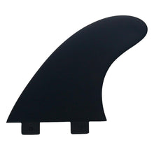 Load image into Gallery viewer, FCS Base Jet Black Tri Fin Set (Black) - KS Boardriders Surf Shop