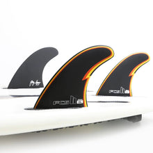 Load image into Gallery viewer, FCS II Gerry Lopez Performance Core Tri Fins (Black) - KS Boardriders Surf Shop