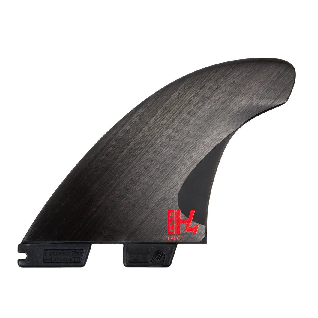 FCS II H4 Smoke Tri Retail Fins - KS Boardriders Surf Shop