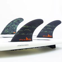 Load image into Gallery viewer, FCS II Julian Wilson Performance Core Army Camo Tri Retail Fins - KS Boardriders Surf Shop