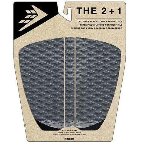 Firewire 2+1 Flat Traction Pad (Charcoal) - KS Boardriders Surf Shop