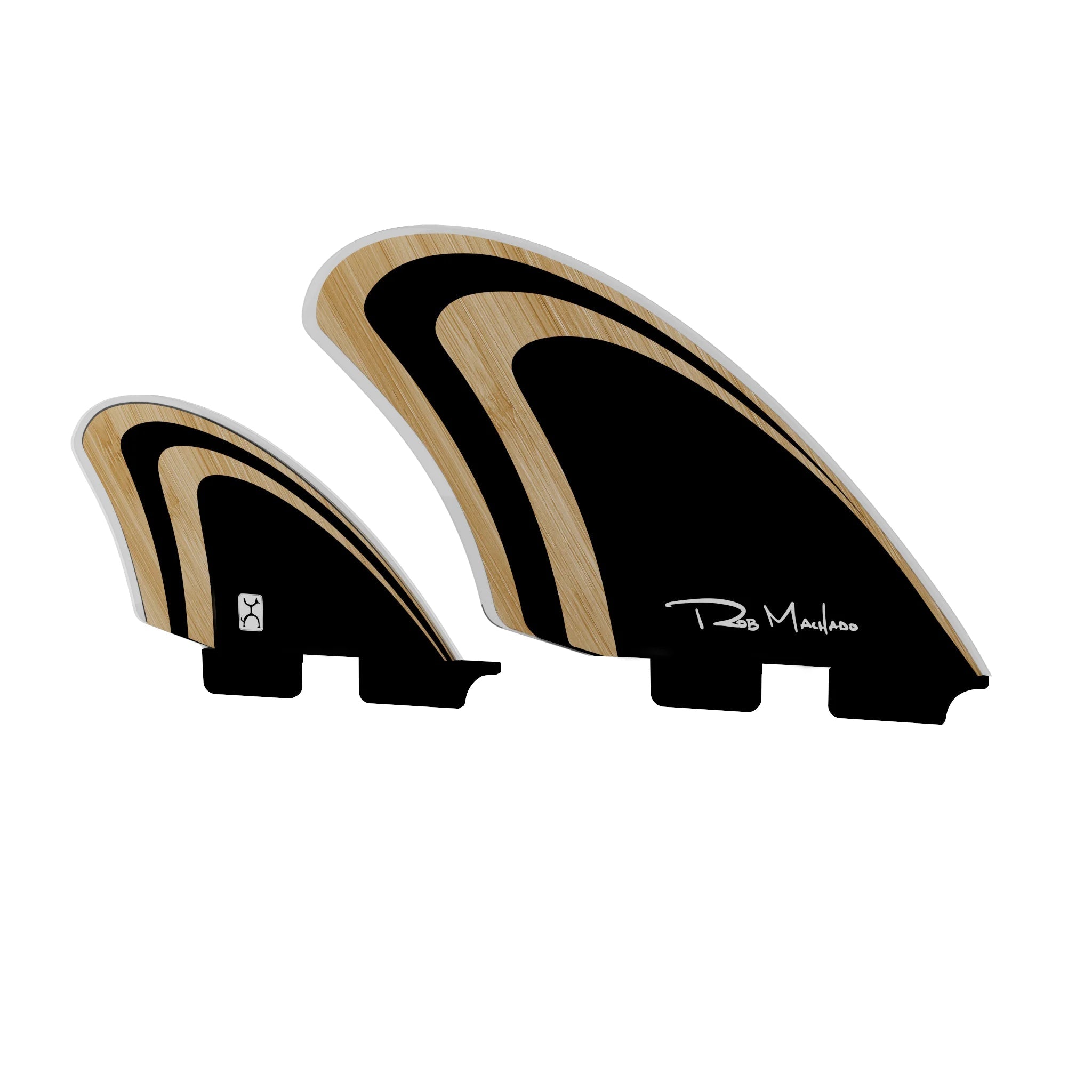 Firewire Machado Seaside Quad Fin Double Tab Bamboo Black KS