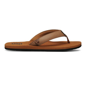 Foamlife Seales Mens Flip Flops (Tan) - KS Boardriders Surf Shop