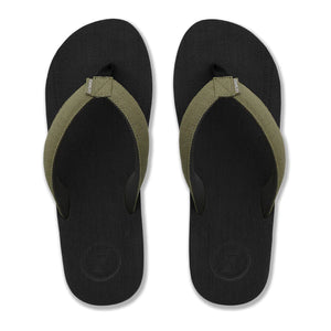 Foamlife Sully Mens Flip Flops (Black) - KS Boardriders Surf Shop