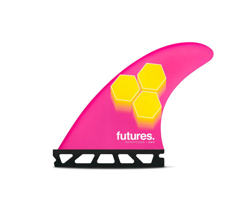 Futiures AM3 HC Thruster (Pink/Yellow) - KS Boardriders Surf Shop