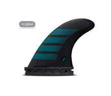 Load image into Gallery viewer, Futures F4 Thruster Alpha Fins (Carbon/Agua) - KS Boardriders Surf Shop