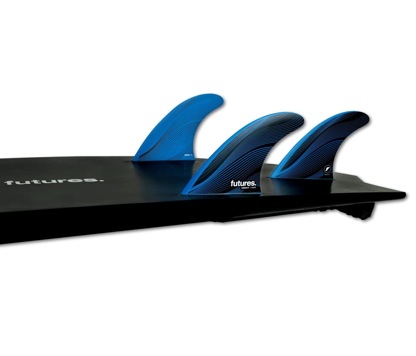 Futures R6 Honeycomb Rake Medium (Blue) - KS Boardriders Surf Shop