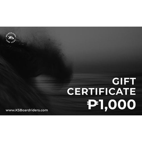 Gift Card (₱1000) - KS Boardriders Surf Shop