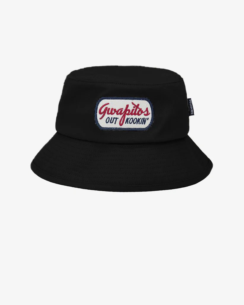 Gwapitos Out Cookin' Bucket Hat (Black) - KS Boardriders Surf Shop