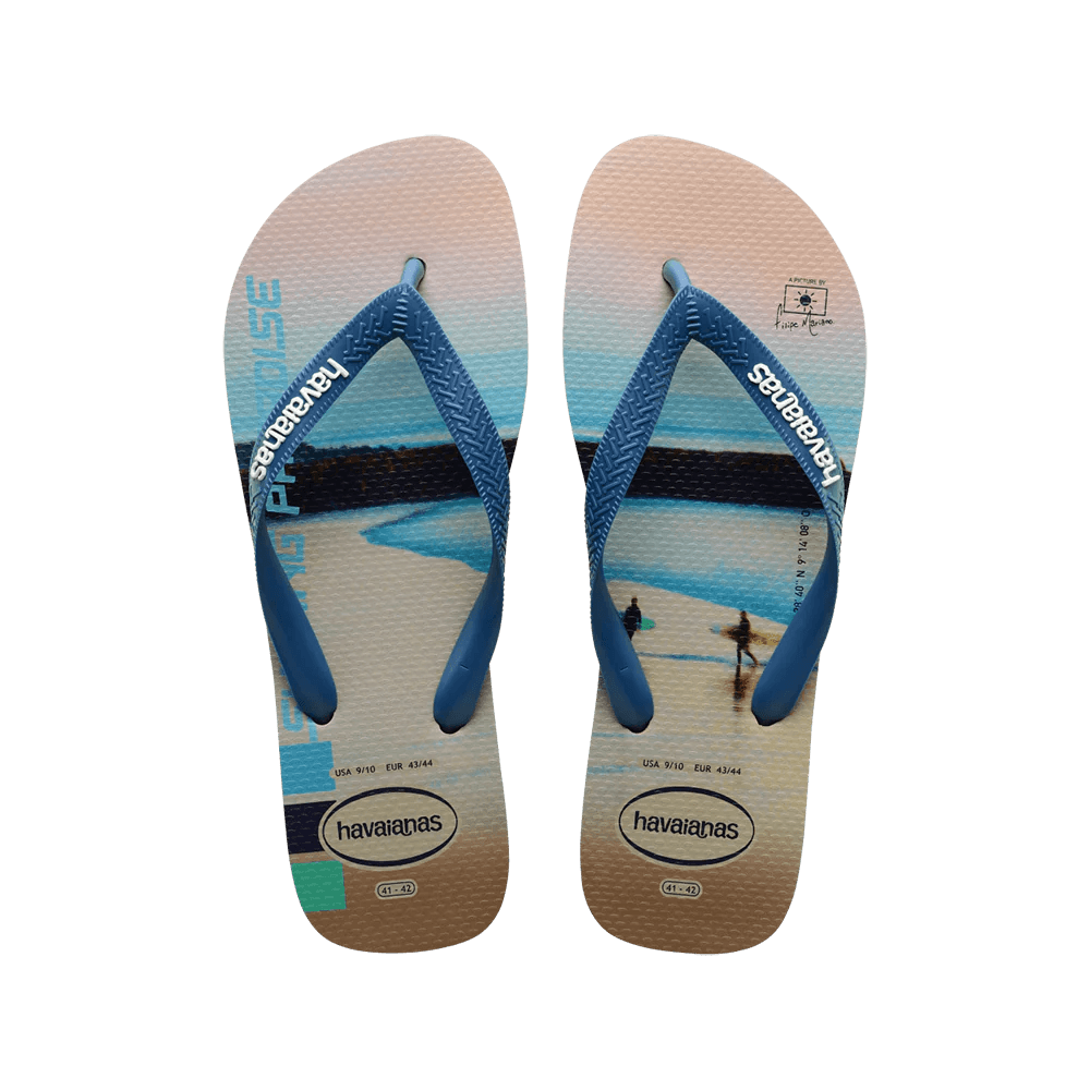 Havaianas Mens Hype (Sand/Blue Compfy) - KS Boardriders Surf Shop