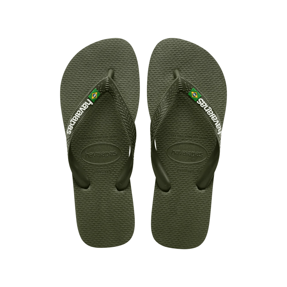 Havaianas Unisex Brasil Logo (Moss) - KS Boardriders Surf Shop