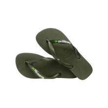 Load image into Gallery viewer, Havaianas Unisex Brasil Logo (Moss) - KS Boardriders Surf Shop